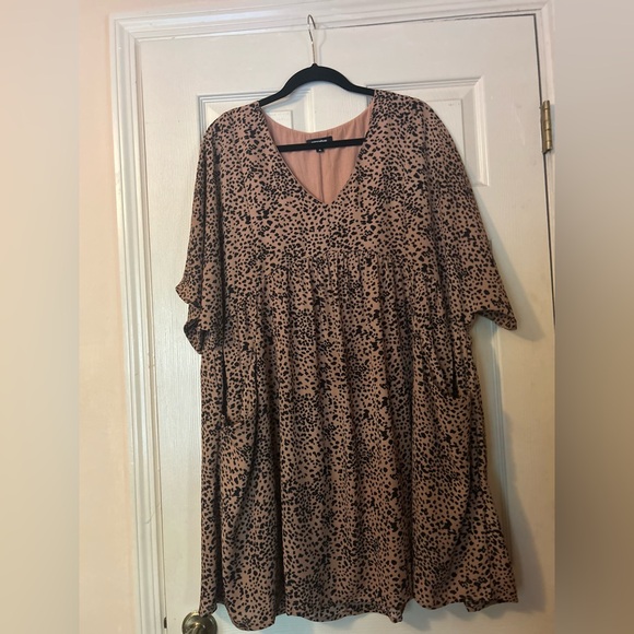 mittoshop Dresses & Skirts - Brown and Black Animal Print Dress